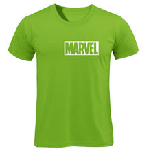 Load image into Gallery viewer, 2019 Summer New fashion T Shirt Mens cotton T-shirts Tee Short Sleeve High Quality Boys Tshirt TOPS Navy Print MARVEL
