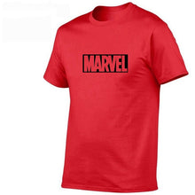 Load image into Gallery viewer, 2019 Summer New fashion T Shirt Mens cotton T-shirts Tee Short Sleeve High Quality Boys Tshirt TOPS Navy Print MARVEL
