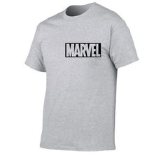 Load image into Gallery viewer, 2019 Summer New fashion T Shirt Mens cotton T-shirts Tee Short Sleeve High Quality Boys Tshirt TOPS Navy Print MARVEL
