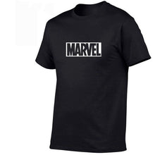 Load image into Gallery viewer, 2019 Summer New fashion T Shirt Mens cotton T-shirts Tee Short Sleeve High Quality Boys Tshirt TOPS Navy Print MARVEL
