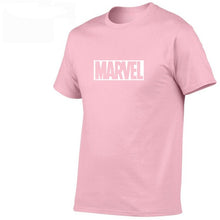 Load image into Gallery viewer, 2019 Summer New fashion T Shirt Mens cotton T-shirts Tee Short Sleeve High Quality Boys Tshirt TOPS Navy Print MARVEL
