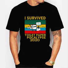 Load image into Gallery viewer, Funny Toilet Paper 2020 Print T Shirt Para Hombre Men's T-shirts Hipster Funny Tshirt Summer Street Hip Hop Tee Shirt Male Tops
